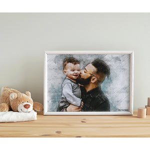 Family Mother's Day & Father's Day - Personalized Wall Art - Gift For Mom/Dad - Poster & Canvas - GoDuckee