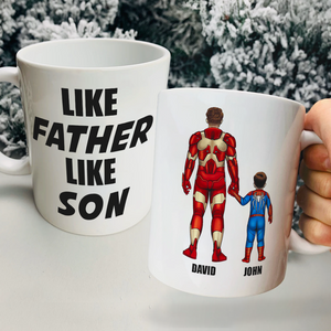 Like Father Like Son Personalized Mug, Gift For Family - Coffee Mug - GoDuckee