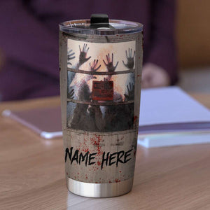 Horror Tumbler - Don't Open Dead Inside - Tumbler Cup - GoDuckee