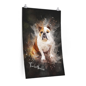 Custom Pet Wall Art , Love Family, Pet Painting 01 - Poster & Canvas - GoDuckee