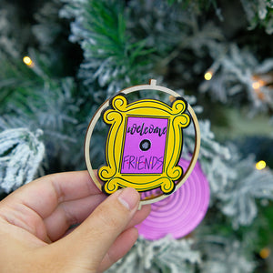 Personalized Friends 3D Dual Spiral Ornament, Christmas Tree Decor - Ornament - GoDuckee
