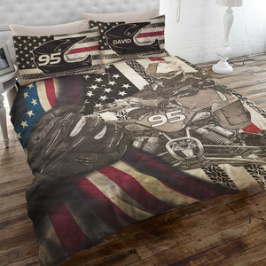 All Terrain Vehicle Personalized Quilt Bed Set - Quilts & Comforters - GoDuckee