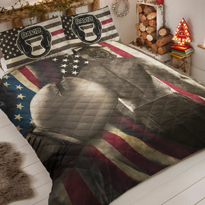 Boxing Personalized Quilt Bed Set - Quilts & Comforters - GoDuckee