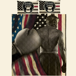 Boxing Personalized Quilt Bed Set - Quilts & Comforters - GoDuckee