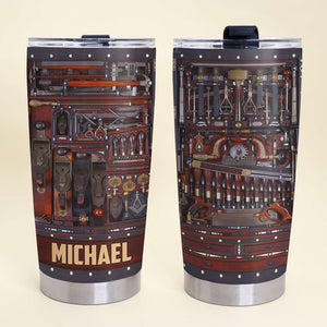 Personalized Auto Mechanic Tumbler - Mechanics Tool Sets - Tumbler Cup - GoDuckee
