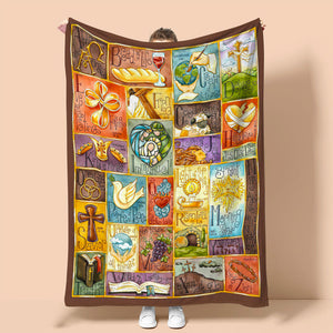 Jesus And Teacher - Blanket - Blanket - GoDuckee