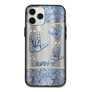 Sign Language Personalized Custom Silicone Phone Case - Phone Case - GoDuckee