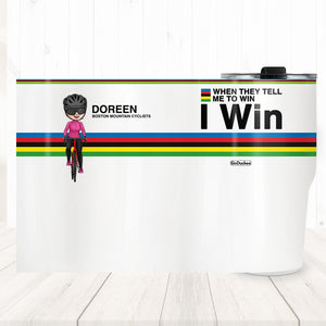 My Husband, Wife Is My Cardio, Personalized Tumbler, Gifts For Naughty Couple - Drinkware - GoDuckee