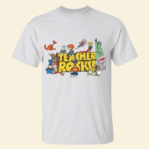 Teacher Rocks Personalized Teacher Back To School Shirt Gift For Teacher - Shirts - GoDuckee