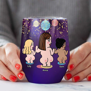 I Love My Best Friend With All My Butt, Best Friend Wine Tumbler - Wine Tumbler - GoDuckee