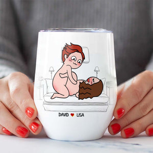 Naughty Couple Make Love, Personalized Couple Mug Gift For Couple - Coffee Mug - GoDuckee