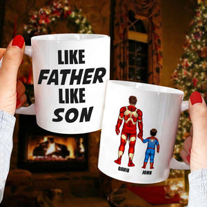 Like Father Like Son Personalized Mug, Gift For Family - Coffee Mug - GoDuckee