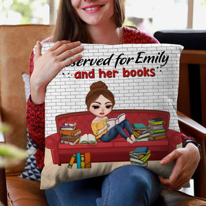 Book Reserved For You And Your Book - Personalized CustomCat Pillow - Pillow - GoDuckee