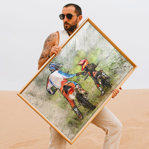 Family Mother's Day & Father's Day - Personalized Wall Art - Gift For Mom/Dad - Poster & Canvas - GoDuckee