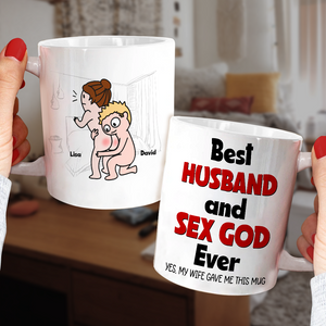 Best Couple Make Love, Personalized Naughty Couple Mug Wine Tumbler Accent Mug - Coffee Mug - GoDuckee