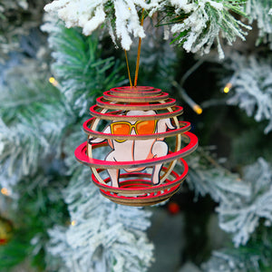 Personalized Friends 3D Dual Spiral Ornament, Christmas Tree Decor - Ornament - GoDuckee