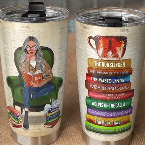 Girl The Dark Tower - Personalized Tumbler Cup - Gift for Fans - Tumbler Cup - GoDuckee