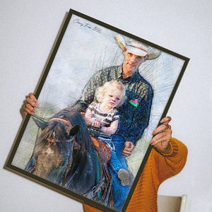 Family Mother's Day & Father's Day - Personalized Wall Art - Gift For Mom/Dad - Poster & Canvas - GoDuckee