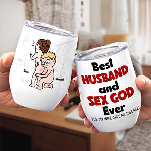 Best Couple Make Love, Personalized Naughty Couple Mug Wine Tumbler Accent Mug - Coffee Mug - GoDuckee