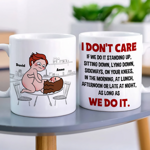 Couple Make Love, Personalized Couple Mug - Gift For Couple - Coffee Mug - GoDuckee