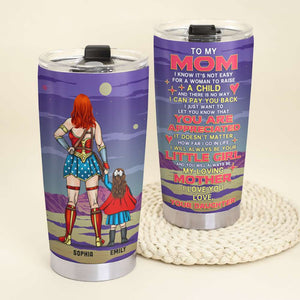 To My Super Mom You Are Appreciated, Personalized Tumbler for Moms - Tumbler Cup - GoDuckee