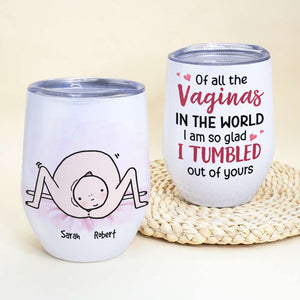 Of All The Vaginas, Gift For Mom, Personalized Mug, Mother and Child Mug, Mother's Day Gift - Coffee Mug - GoDuckee