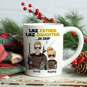 Like Father Like Daughter Personalized Family Mug, Gift For Family - Coffee Mug - GoDuckee