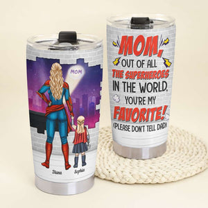 Family 05DNLH150323TM Mom And Child Personalized Tumbler Gift For Mom - Tumbler Cup - GoDuckee