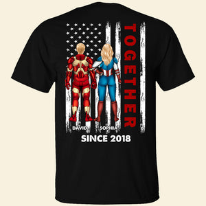 Super Couple, Together Since Personalized Shirt - Gift For Couple - Shirts - GoDuckee