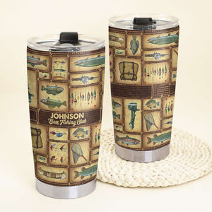 Personalized Fishing Tumbler Cup - Colorful Fish and Fishing Lures - Tumbler Cup - GoDuckee