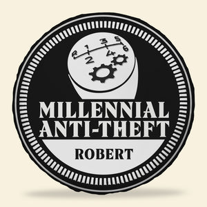 Millennial Anti-Theft Personalized Car Tire Cover - Tire Cover - GoDuckee