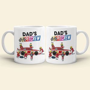 Dad's Personalized Racing Mug, Gift For Father, Grandpa - Coffee Mug - GoDuckee