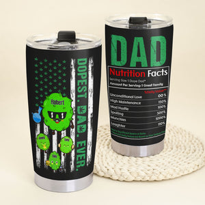 Dopest Dad Ever, Gift For Dad Personalized Tumbler 02DNPO220423 - Tumbler Cup - GoDuckee