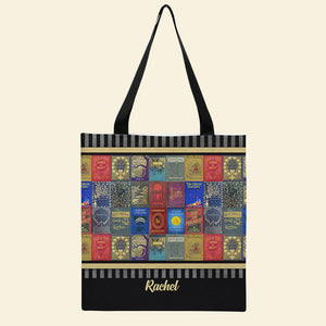 Book Lover - Personalized Tote Bag - Tote Bag - GoDuckee