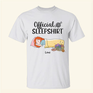 Knitting Girl Official Sleepshirt - Personalized Shirts - Shirts - GoDuckee
