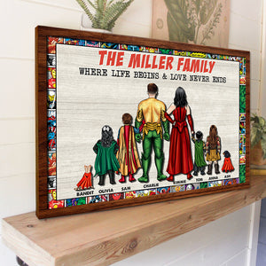 Personalized Family Wood Sign 07NALH150223TM - Wood Sign - GoDuckee