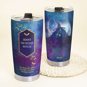 Personalized Witch Girl Tumbler, The Wicked Witch Universe, Halloween Gift for Girls - Tumbler Cup - GoDuckee