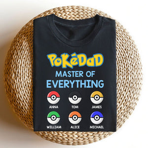 Dad Master Of Everything Personalized Father's Day Shirt, Gift For Dad - Shirts - GoDuckee