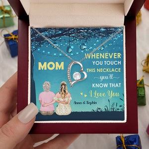 You'll Know That I Love You, Personalized Forever Love Necklace, Gift For Mom, Mother's Day Gift - Jewelry - GoDuckee