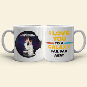 Couple Happy Valentine Day 01QHQN261222TM White Mug - Coffee Mug - GoDuckee