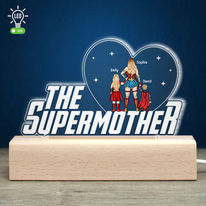 Mom 07snqn310323tm Personalized 3D Led Light Wooden Base - Led Night Light - GoDuckee