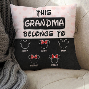 Grandma 012qhqn290323 Personalized Square Pillow - Pillow - GoDuckee