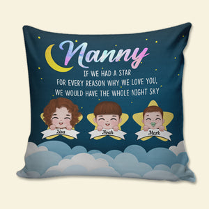 If Had A Star, Personalized Pillow, Gift For Grandma - Pillow - GoDuckee