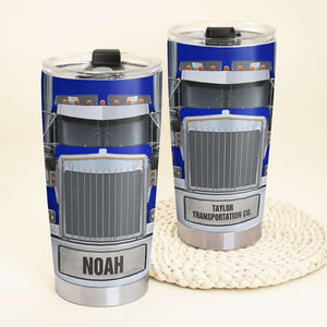 Personalized Trucker Tumbler Cup Custom Truck Color - Tumbler Cup - GoDuckee