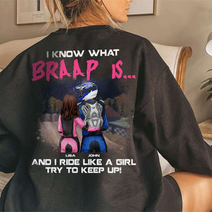 Motocross Couple Braaap You Don't Understand Personalized Shirts - Shirts - GoDuckee