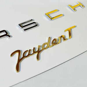 Personalized Car Emblem, Custom Car Emblems - Car, Truck and Hotrod - Emblems - GoDuckee