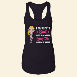 May The Booty Get Fatter And My Stomach Become Flatter, Personalized Shirt, Gift For Fitness Lovers - Shirts - GoDuckee