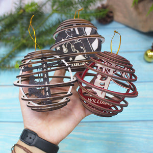 Lineman On The Pole SORMHC Personalized 3D Ornament - Ornament - GoDuckee