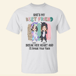 She's My Best Friend, Personalized Shirt, Gift For Bestie - Shirts - GoDuckee