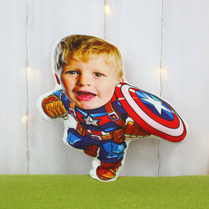 Boy, Custom Face Pillow, Love Family - Pillow - GoDuckee